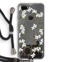 Blossoming spring: Pixel 3a Transparant Hoesje met koord