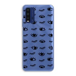 Eye pattern #2: Xiaomi Redmi 9T Transparant Hoesje