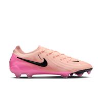 Nike Phantom GX II Elite Gras Voetbalschoenen (FG) Zalmroze Felroze Zwart
