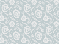 Elegant bloemmotief vinyl tapijt grijs