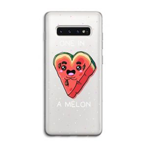 One In A Melon: Samsung Galaxy S10 4G Transparant Hoesje