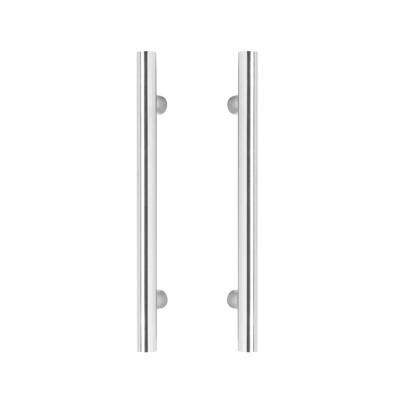 Intersteel Deurgrepen per paar T-vorm 500x70x25 HoH 300mm - RVS