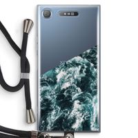 Zee golf: Sony Xperia XZ1 Transparant Hoesje met koord