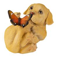 Clayre & Eef Bruine Decoratie hond 14*9*10 cm 6PR3364 - thumbnail