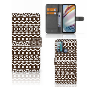 Motorola Moto G60 Telefoon Hoesje Aztec Brown