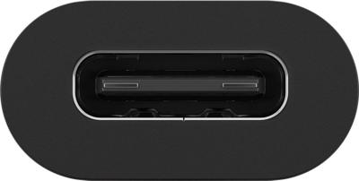 Goobay 45401 tussenstuk voor kabels USB-C Zwart