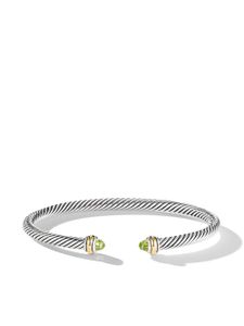 David Yurman bracelet Classic Cable en or 14ct et argent sterling (4 mm)