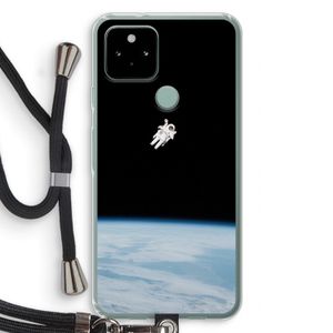 Alone in Space: Pixel 5 Transparant Hoesje met koord