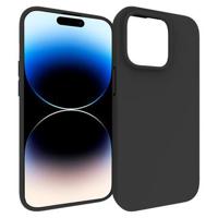 iPhone 15 Pro Anti-Vingerafdruk Mat TPU Hoesje - Zwart - thumbnail