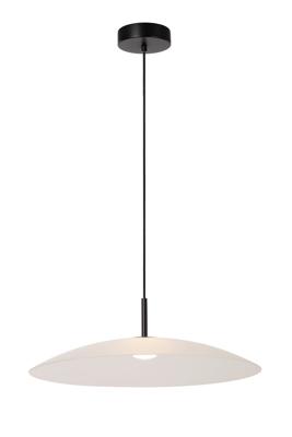 Lucide MENGA - Hanglamp - Ø 60 cm - LED Dimb. - 1x18,6W 2700K - Opaal | Premium