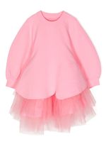 jnby by JNBY robe-pull à empiècement en tulle - Rose