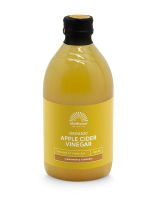 Mattisson Apple cider vinegar Cinnamon&turmeric appelaz bio