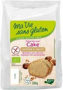 Amandel kastanje cakemix glutenvrij bio