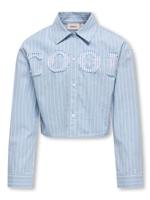 Kids ONLY Zomer shirt meisjes blauw - Oversize Fit - Kogetta Kids ONLY Zomer shirt meisjes blauw - Oversize Fit - Kogetta