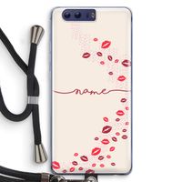 Kusjes: Honor 9 Transparant Hoesje met koord