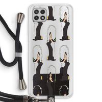Pop Some Kim: Samsung Galaxy A22 4G Transparant Hoesje met koord