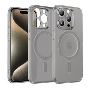 iPhone 15 Pro Max Zero Clear Case (HaloLock) Frosted Grey