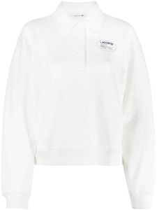 Lacoste polo en coton à logo brodé - Blanc