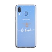 Be(e) kind: Samsung Galaxy A40 Transparant Hoesje