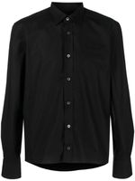 Raf Simons chemise en coton à patch logo - Noir