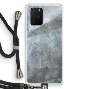 Grey Stone: Samsung Galaxy S10 Lite Transparant Hoesje met koord