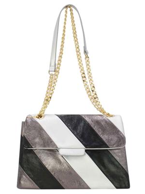 Schoudertas Metallic Zilver Schoudertas Metallic Zilver