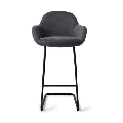 Jesper Home Kushi barkruk H75 Black-Out slide black