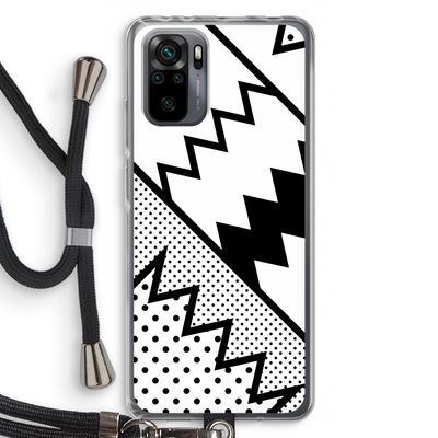 Pop Art #5: Xiaomi Redmi Note 10 Pro Transparant Hoesje met koord