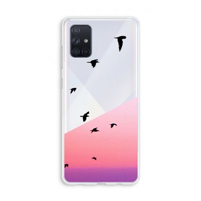 Fly away: Galaxy A71 Transparant Hoesje