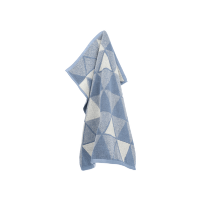 Bunzlau Castle Bunzlau Castle Keukendoek Triangles Grey-Blue