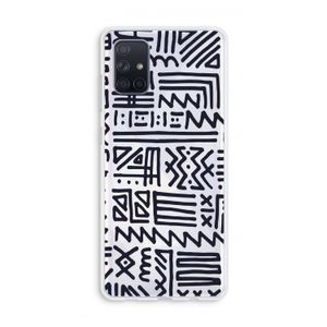 Marrakech print: Galaxy A71 Transparant Hoesje