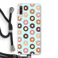 Donuts: Samsung Galaxy A70 Transparant Hoesje met koord