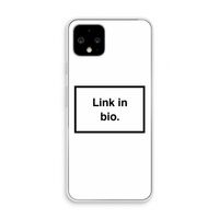 Link in bio: Pixel 4 Transparant Hoesje