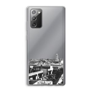 Marrakech Skyline : Samsung Galaxy Note 20 / Note 20 5G Transparant Hoesje