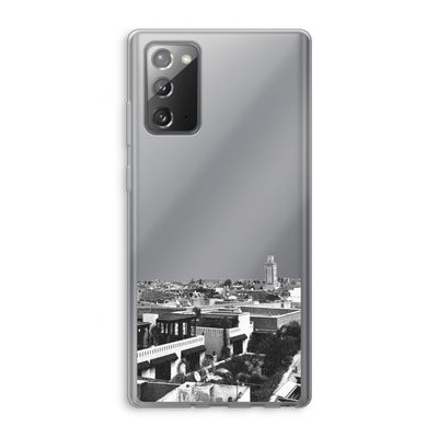 Marrakech Skyline : Samsung Galaxy Note 20 / Note 20 5G Transparant Hoesje