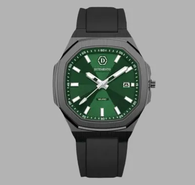 Ditemento San Siro Sebastino Horloge Heren Groen - Maat One Size - Kleur: DonkergroenZwart | Soccerfanshop