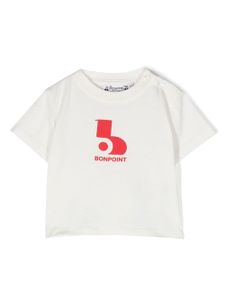 Bonpoint t-shirt à logo imprimé - Blanc