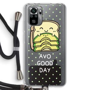 Avo Good Day: Xiaomi Redmi Note 10S Transparant Hoesje met koord