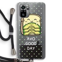 Avo Good Day: Xiaomi Redmi Note 10S Transparant Hoesje met koord