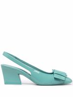 Ferragamo escarpins à boucle - Bleu