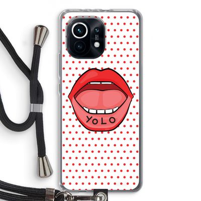 Yolo Denise: Xiaomi Mi 11 Transparant Hoesje met koord