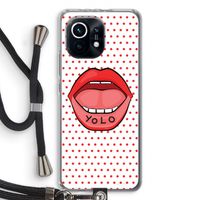 Yolo Denise: Xiaomi Mi 11 Transparant Hoesje met koord