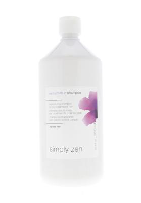 Simply Zen Restructure In Shampoo 1000ml | Voor Beschadigd Haar
