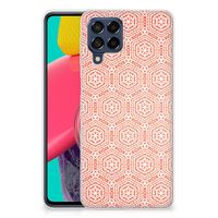 Samsung Galaxy M53 TPU bumper Pattern Orange