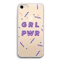 GRL PWR: iPhone 7 Transparant Hoesje