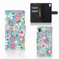 Sony Xperia XA1 Plus Hoesje Flower Power - thumbnail