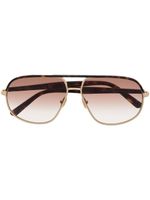 TOM FORD Eyewear lunettes de soleil à monture pilote - thumbnail