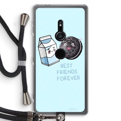 Best Friend Forever: Sony Xperia XZ2 Transparant Hoesje met koord