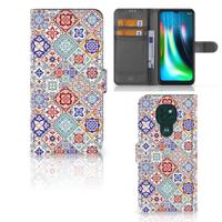 Motorola Moto G9 Play | E7 Plus | Bookcase | Tiles Color