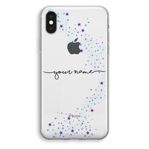 Sterren: iPhone XS Transparant Hoesje